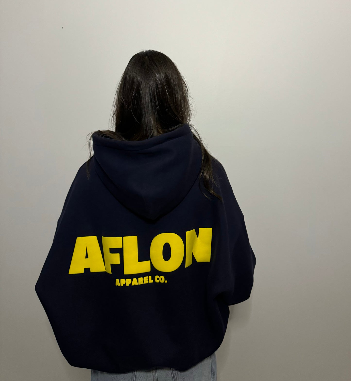 Navy and Yellow Hoodie