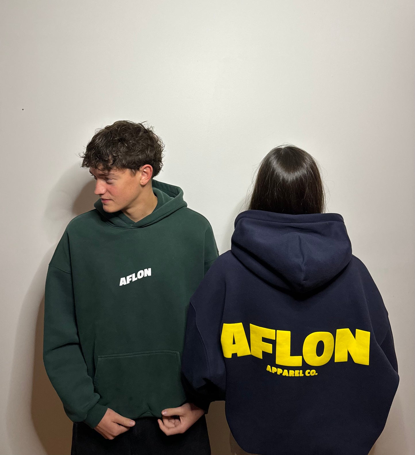 Navy and Yellow Hoodie